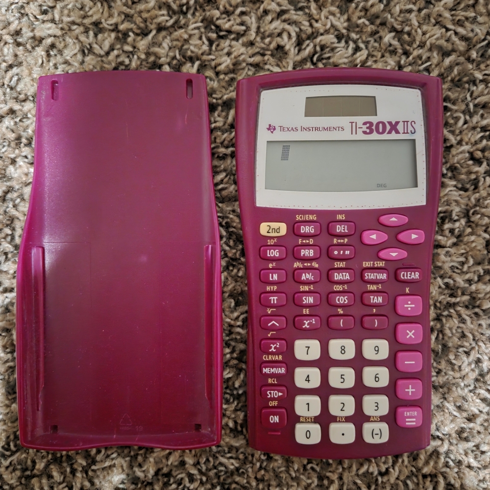 Texas Instruments TI-30XIIS Scientific Calculator - Magenta